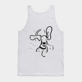 Basset Hound Dog Running Tank Top